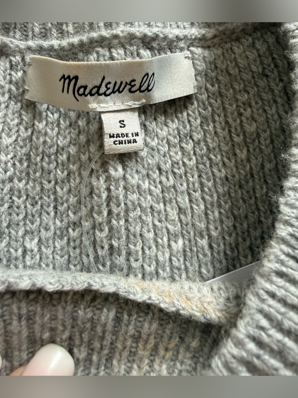 Madewell Puff Sleeve Textured Sweater NWT - Picture 10 of 11